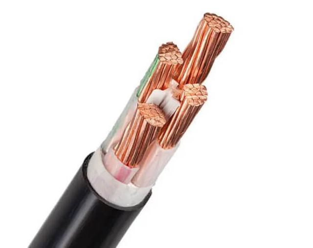 مقاوم للحريق 1000 فولت Cu/XLPE/LSZH/LSHF/SWA 4 كور متعدد النواة 10mm2 16mm2 25mm2 35mm2 50mm 70mm كابل كهربائي مقاوم للحريق