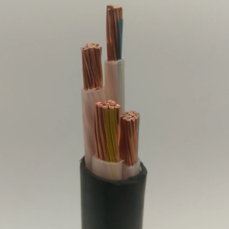 4 الأساسية 16mm2 النحاس الألومنيوم منخفض الدخان صفر الهالوجين PVC XLPE معزول Nyy N2xy بالجملة سلك كهربائي كابل الطاقة المرن