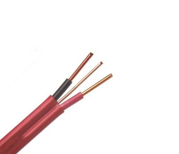 الصين 2x2.5mm2 موصل النحاس 6242Y 2.5mm التوأم والأرضي كابل الأسلاك الكهربائية المسطحة